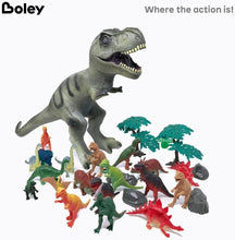Load image into Gallery viewer, Educational 22-Inch T-Rex Dinosaur Toy - Soft, Safe, &amp; Ideal for Toddler Gifts