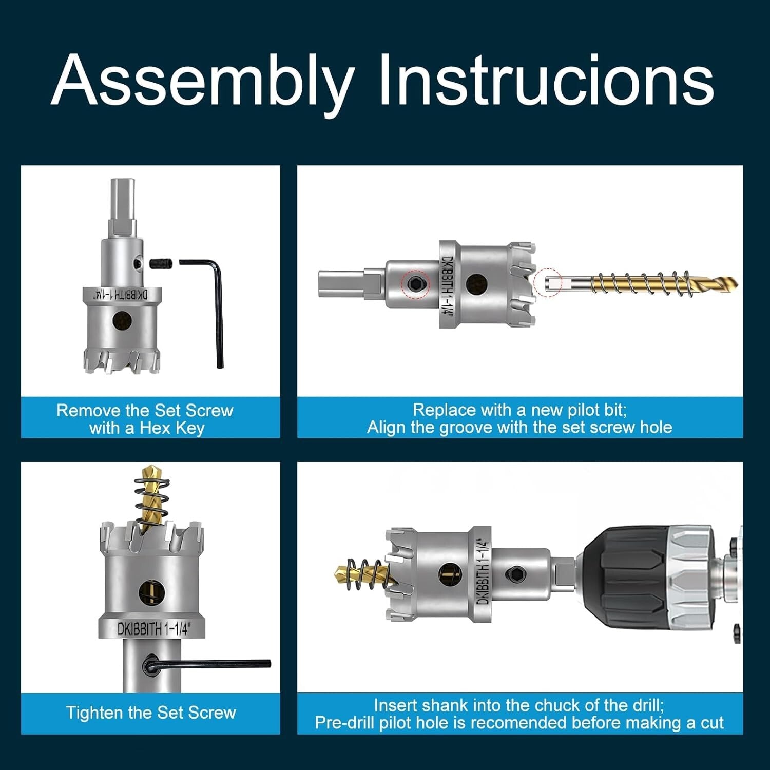 Durable 11-Piece Hole Saw Set with Rust-Resistant Storage Case - Ideal for DIY