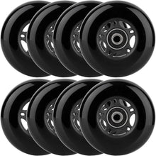 Load image into Gallery viewer, Versatile 80mm Inline Skate Wheels with Premium ABEC-9 Bearings - 8-Pack