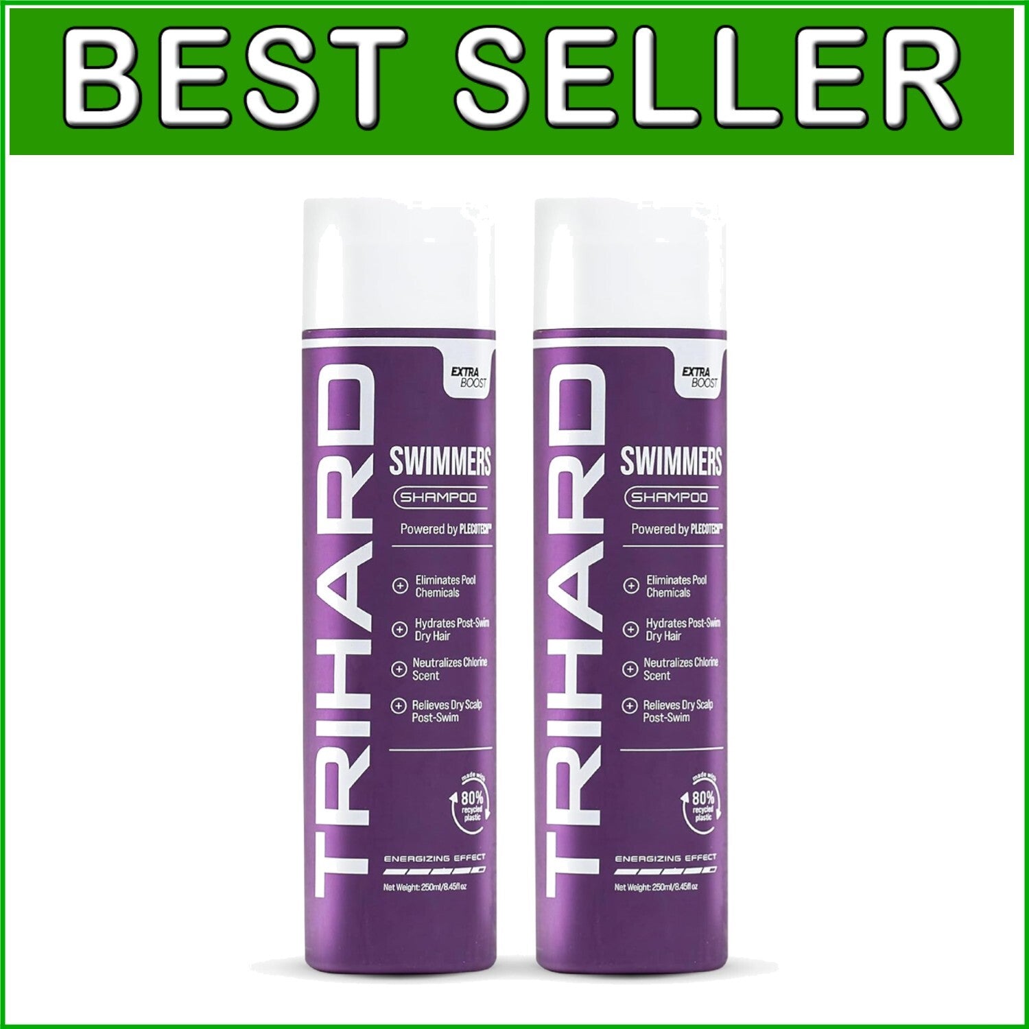 Specialized Swimmers Shampoo with Dead Sea Minerals - Pack of 2 for Healthy Hair