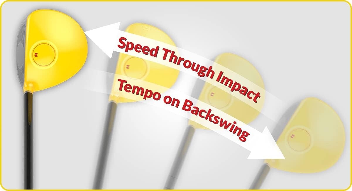 Right-Handed Golf Trainer with Whippy Shaft and Driver Head - Enhance Your Game