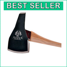 Load image into Gallery viewer, Handcrafted 6-Inch Steel Garden Hoe with Curved Hickory Handle - Fireline Ready