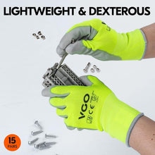 Load image into Gallery viewer, Bulk Pack of 15 Large Gardening Gloves - Anti-Slip, Abrasion Resistant, Washable