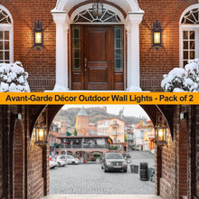 Load image into Gallery viewer, Elegant 18” Oil Rubbed Bronze Outdoor Lights - Durable Anti-Rust Wall Fixtures