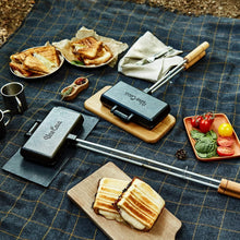 Load image into Gallery viewer, Adjustable Handle Cast Iron Pie Maker - Ideal for Campfire Cooking Adventures