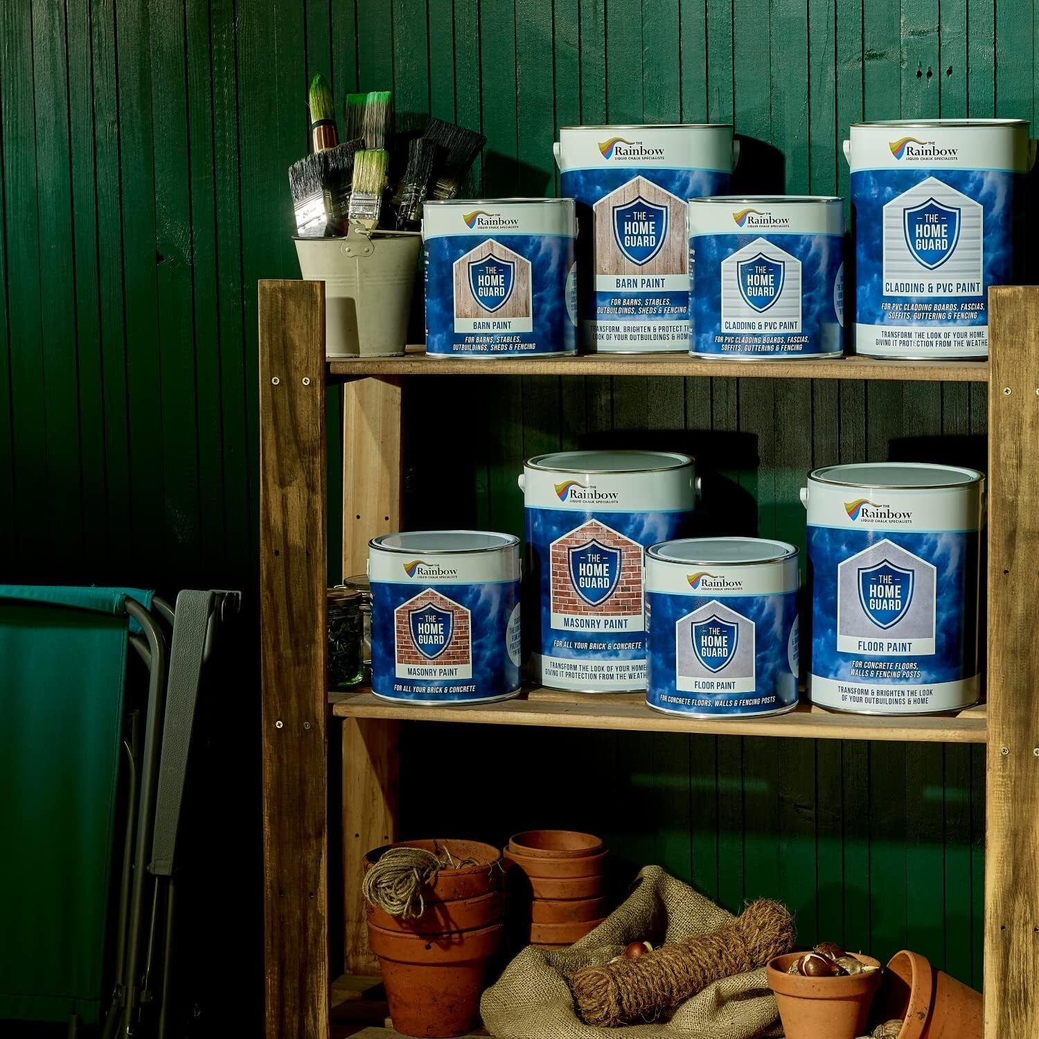 Premium White Exterior Paint: 323 sq ft Coverage - Crack & Rot Protection [2.5L]