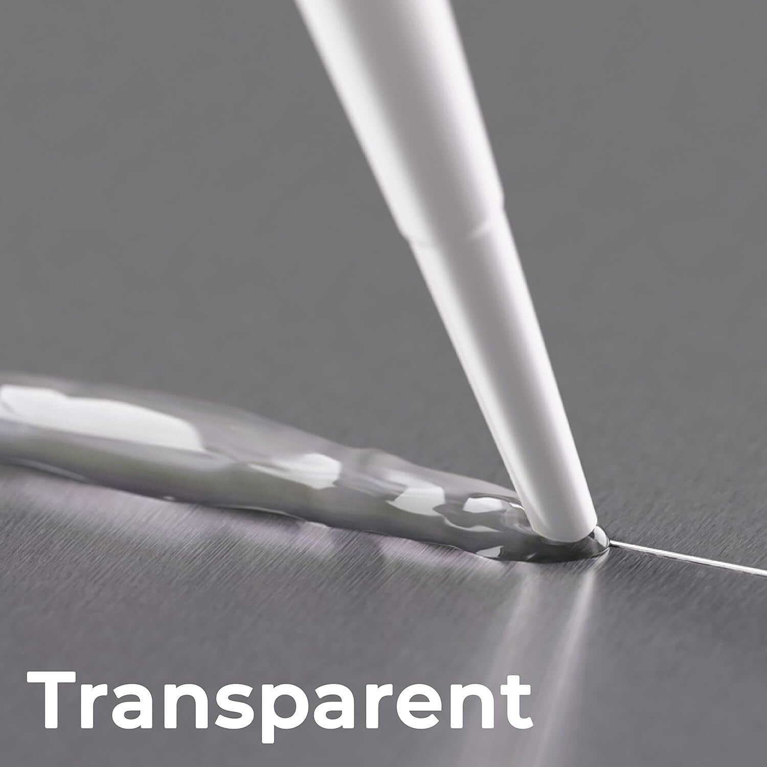 100% Silicone Clear Caulk Sealant - Weatherproof Adhesive for Indoor & Outdoor