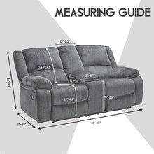 Load image into Gallery viewer, Soft &amp; Durable 8-Piece Reclining Love Seat Cover - Machine Washable &amp; Anti-Slip