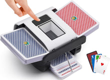 Load image into Gallery viewer, Compact Electric Card Shuffler with Smart Sensor - Ideal for Texas Hold'em &amp; UNO