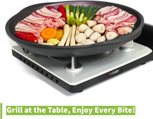 Load image into Gallery viewer, Nonstick Korean BBQ Grill Pan - Aluminum, Dishwasher Safe, Made in Korea