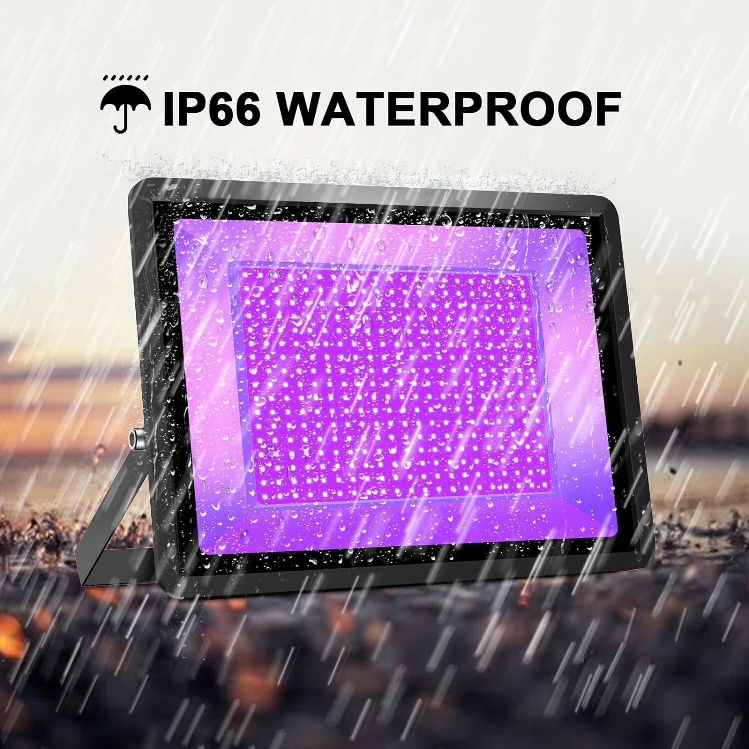 Durable 600W LED Black Light for Neon Glow Parties & Fluorescent Art Displays