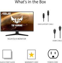 Load image into Gallery viewer, 23.8-Inch FHD Gaming Monitor with 165Hz Refresh Rate &amp; Extreme Low Motion Blur