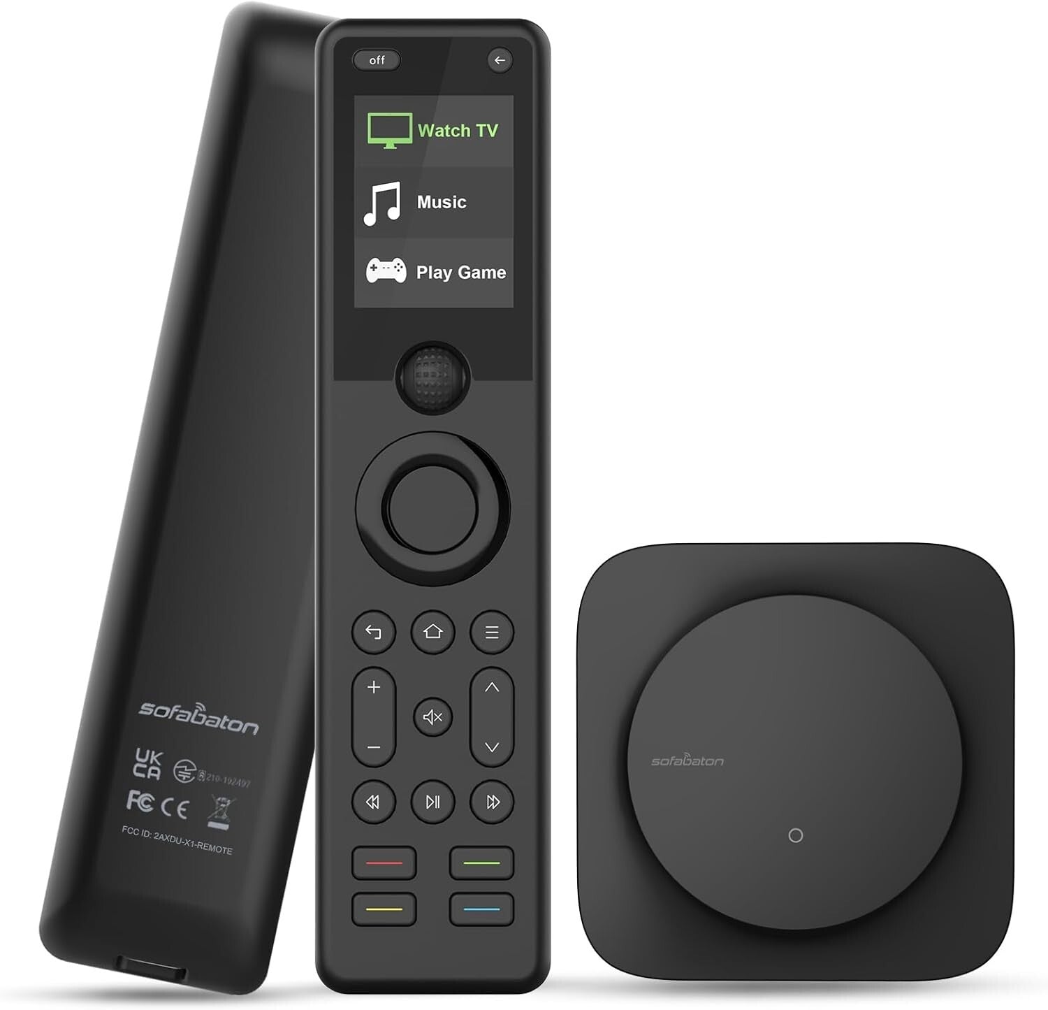 Effortless X1S Universal Remote: Smart Home Integration, Macro Buttons Included