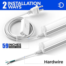 Load image into Gallery viewer, Energy-Efficient 12-Pack 4FT T5 LED Shop Lights - 20W, Indoor Use, 2200lm