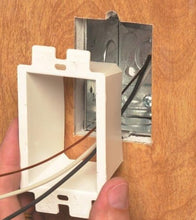 Load image into Gallery viewer, White Electrical Outlet Box Extenders, 25-Pack - Flame Retardant Safety Design
