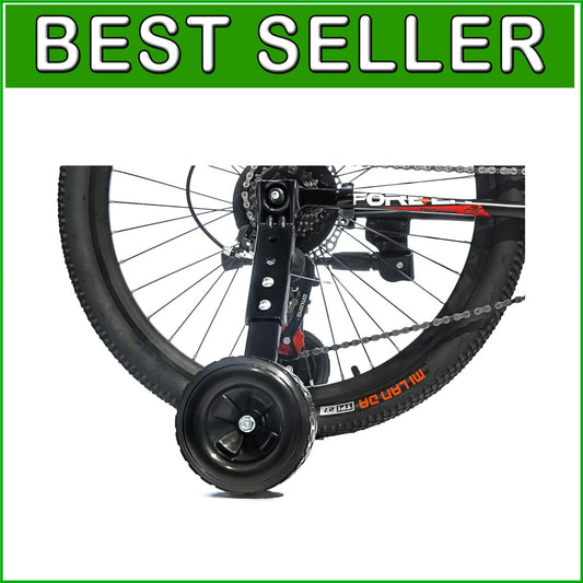 Adjustable Bicycle Training Wheels for 16-24 Inch Bikes - Heavy Duty Stabilizers