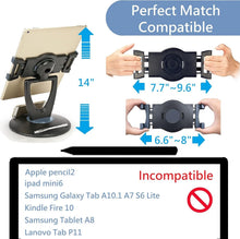 Load image into Gallery viewer, Portable Large Tablet Stand with Weighted Base - Perfect for Retail Interaction