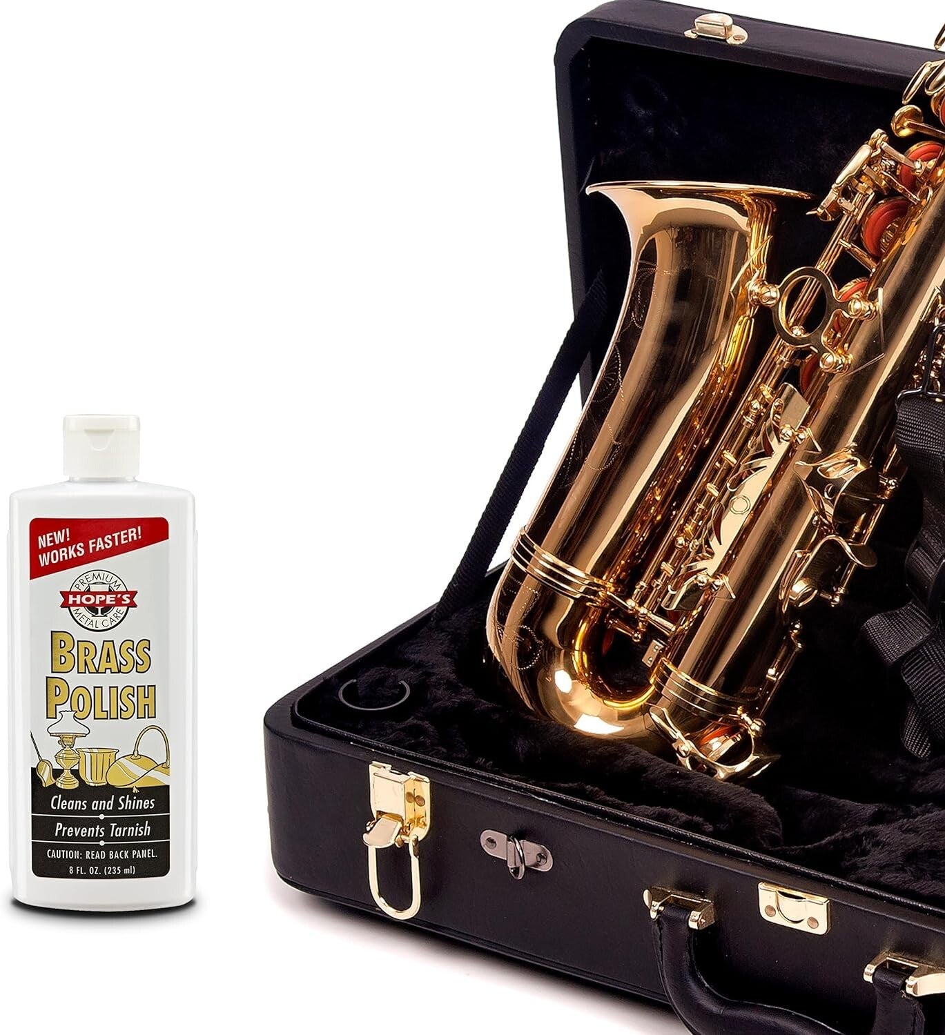 12-Pack of Fast-Acting Brass Cleaner - Long-Lasting Shine for Instruments & Home