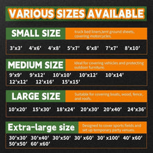 Load image into Gallery viewer, Versatile 30' x 60' Heavy Duty Tarp - UV Protection &amp; Durable Waterproof Cover