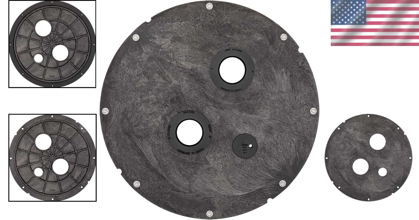 18-Inch Diameter Sump Basin Cover Model 1 - Gas, Odor, Water Tight Protection