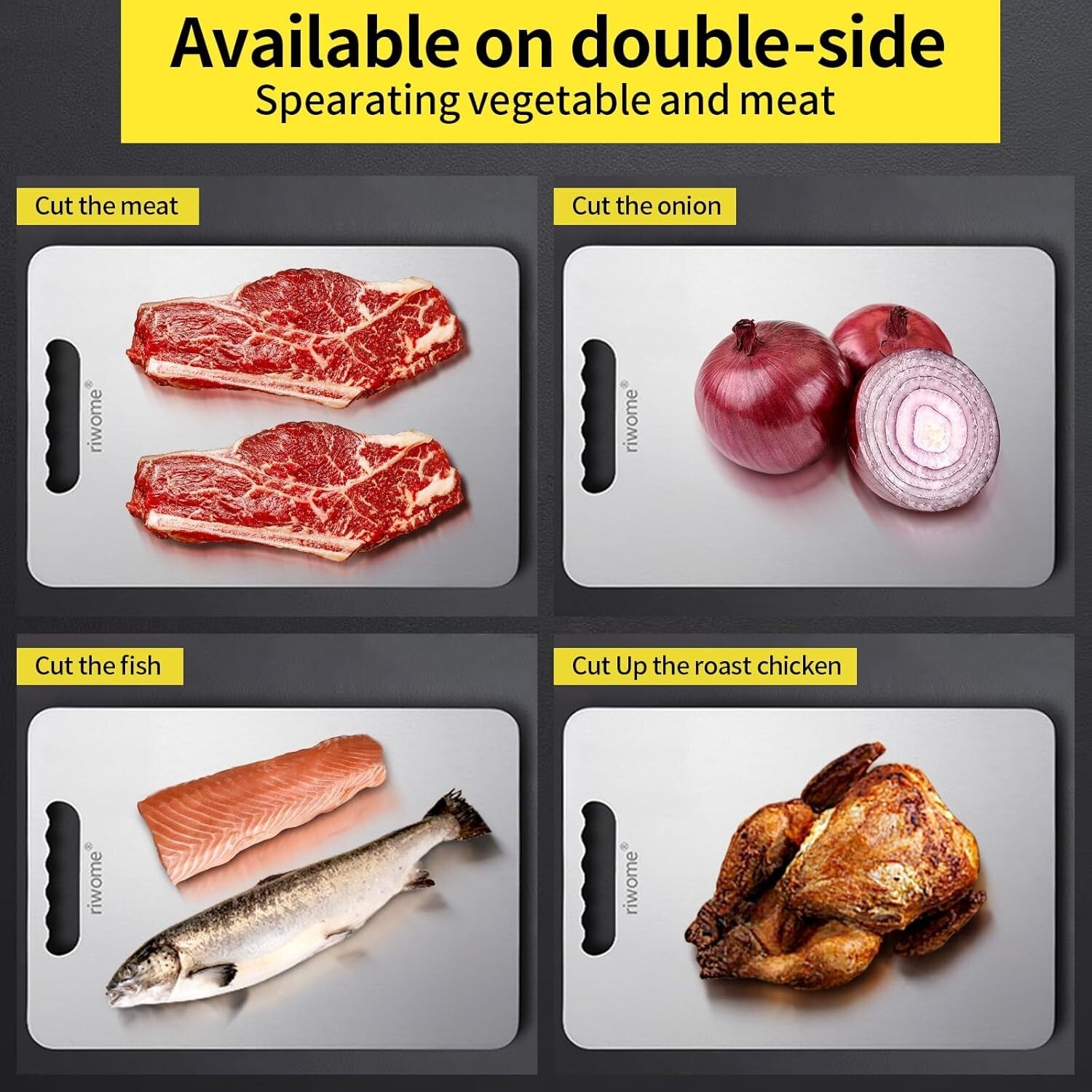 Durable Titanium Chopping Board - Lightweight & Odorless for Kitchen and Camping