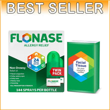 Load image into Gallery viewer, Fluticasone Propionate Allergy Relief Spray – 24-Hour Non-Drowsy Relief Duo