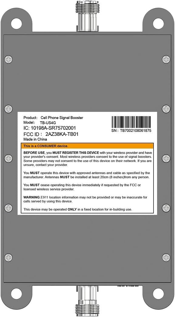 High-Gain Home Cell Phone Booster - Enhance 5G, LTE, and 4G Signals Effortlessly