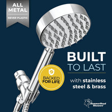 Load image into Gallery viewer, Transitional Metal Handheld Shower with Brass Holder - 2.5 GPM High Performance