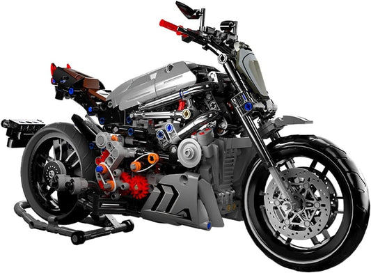 Collectible Motorcycle Building Blocks Set - Perfect Gift for Adults and Teens