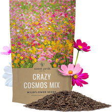 Load image into Gallery viewer, Guaranteed Growth Cosmos Seeds - 1 lb Wildflower Mixture in Premium Packaging