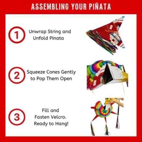 Authentic Handcrafted 32-Inch Piñata for Memorable Fiesta Parties & Birthdays