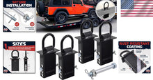 Load image into Gallery viewer, 4-Pack Premium Galvanized Steel D Rings with 12,000 lb Strength for Cargo Safety