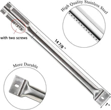 Load image into Gallery viewer, Master Forge Grill Replacement Parts - Stainless Steel Burners &amp; Heat Plates