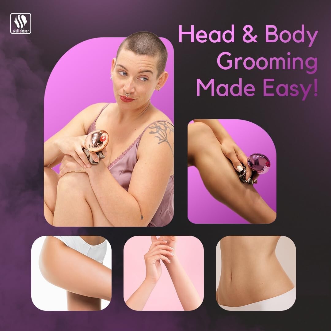 Ergonomic Electric Shaver for Women: Water-Resistant and Fast Shaving Solution