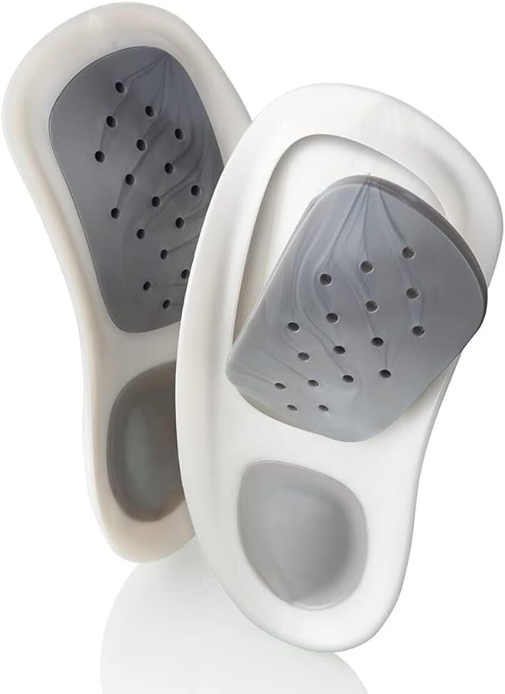 Advanced Orthotic Insoles with Bio-Lock Heel Cup - Pain Relief for Feet & Back