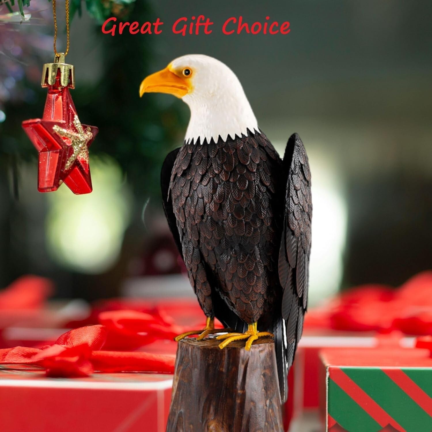 American Liberty Handcrafted Eagle Sculpture - Ideal Gift for Any Occasion