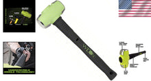 Load image into Gallery viewer, Revolutionary 16" Hi-Vis Sledge Hammer with Unbreakable Handle Technology