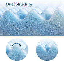 Load image into Gallery viewer, Airflow-Designed Cooling Mattress Topper - 4-Inch Twin Size for Sweet Dreams