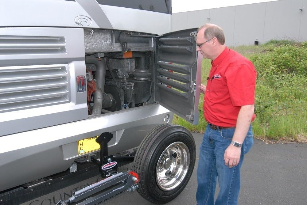 Secure and Easy-to-Install Motorhome Spare Tire Carrier - 400 lb Tongue Weight