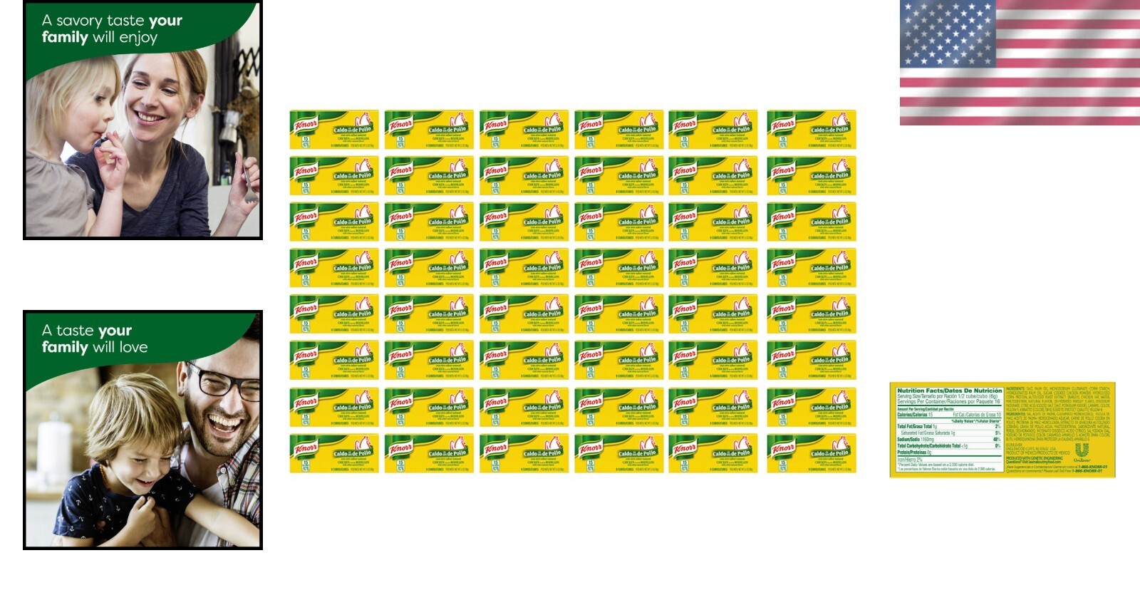 8 Count Naturally Flavored Chicken Bouillon Cubes - Versatile Cooking Essential