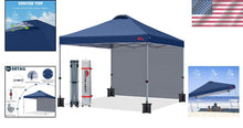 Load image into Gallery viewer, Sturdy 10'x10' Outdoor Canopy Tent with Vent and Sidewall - Easy Portable Design