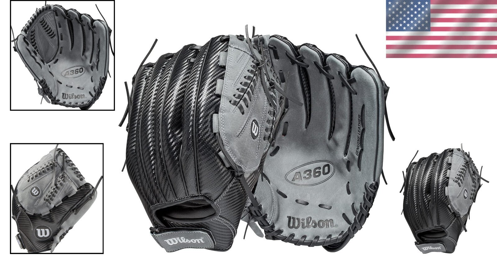 2021 A360 13" Adult Slowpitch Softball Glove - Right Hand Throw, Lightweight