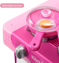 Load image into Gallery viewer, 53-Piece Play Kitchen Set with Temperature Sensing Sink for Engaging Role-Play