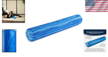 Load image into Gallery viewer, PRO-Roller Blue Soft Density Foam Roller – 36" x 6" for Recovery &amp; Yoga