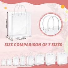 Load image into Gallery viewer, Sturdy Waterproof 13.8 x 11.8 Clear Tote Bags - Ideal for Parties &amp; Gifts