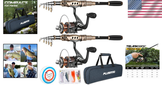Telescopic Fishing Rod and Reel Set - 8.86ft Carbon Fiber for Sea & Freshwater