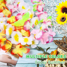 Load image into Gallery viewer, Vibrant Hawaiian Garland Necklaces - 144 Pieces for Luau and Tropical Parties