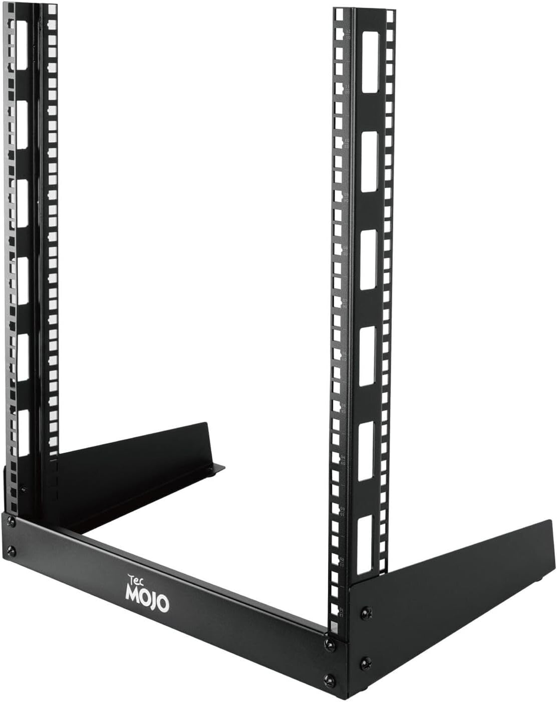 12U Desktop Server Rack - Sturdy Open Frame for AV/Data/IT Equipment