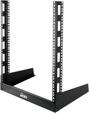 Load image into Gallery viewer, 12U Desktop Server Rack - Sturdy Open Frame for AV/Data/IT Equipment