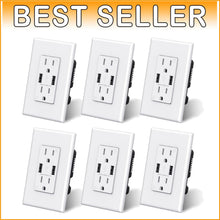 Load image into Gallery viewer, High-Speed Charging USB Outlet - 4.0A Dual Ports with Tamper-Resistant Shutters